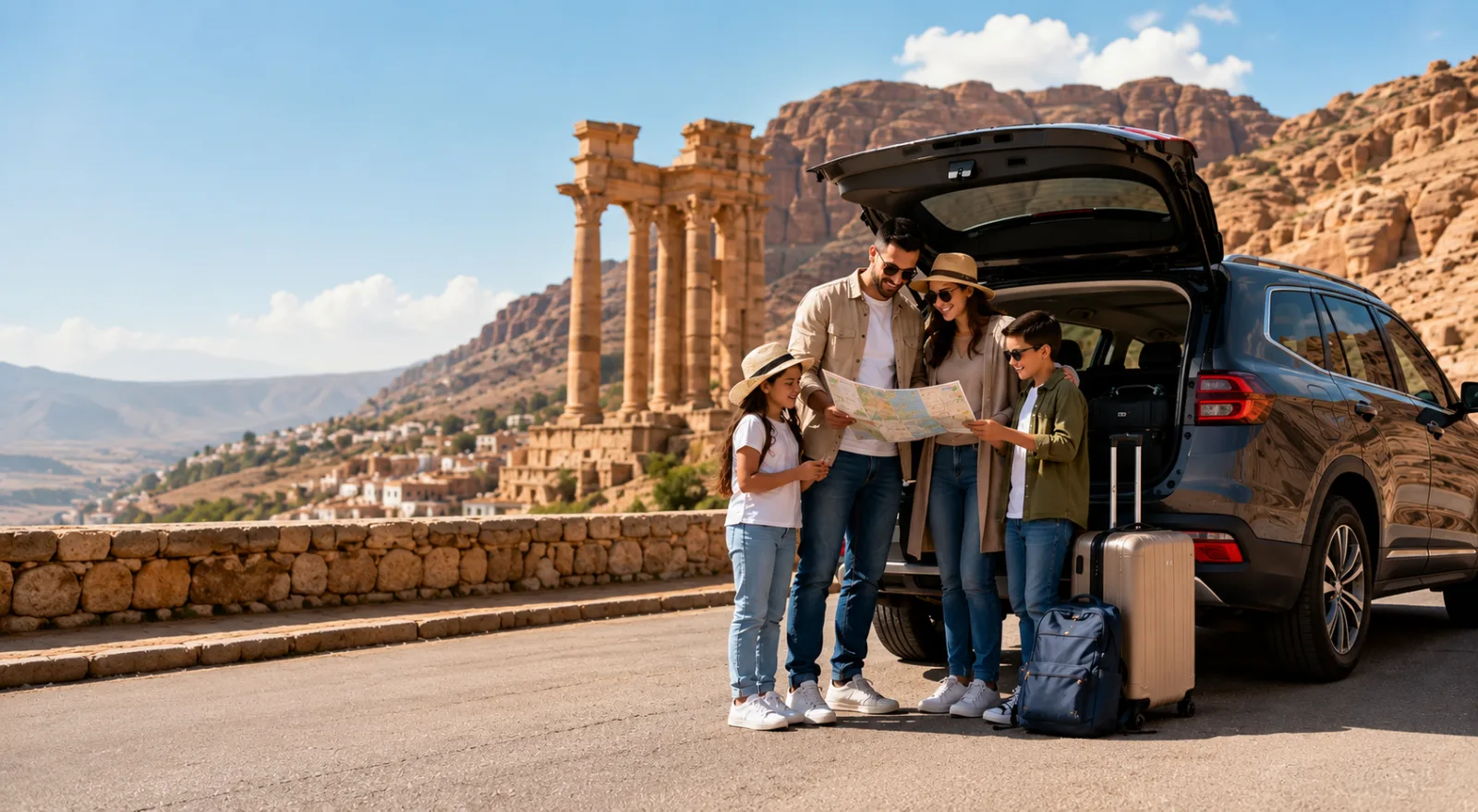 Best family rental vehicles for travel in Jordan